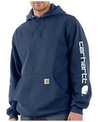 Carhartt Men's Hooded Logo-Sleeve Sweatshirt