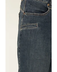 Hawx Men's Medium Wash Stretch Straight Work Jeans