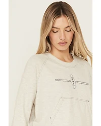 Kimes Ranch Women's Embroidered Crewneck