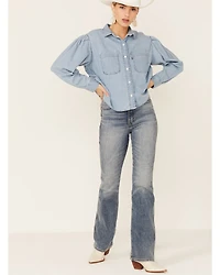 Levis Women's Kinsley Denim Utility Shirt