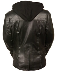 Milwaukee Leather Women's 3/4 Jacket With Reflective Tribal Detail - 4X