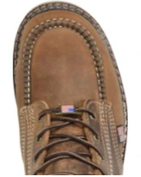 Carolina Men's 6" Domestic AMP USA Wedge Moc Work Boots - Steel Toe