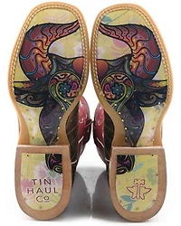 Tin Haul Women's Super Nova Star Western Boots - Broad Square Toe