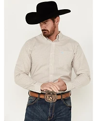 Ariat Men's Pro Series Kiernan Plaid Print Long Sleeve Button-Down Western Shirt