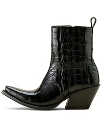 Ariat Women's Jade Crocodile Print Western Booties - Snip Toe