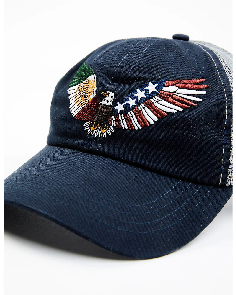Cody James Men's Mexico & American Eagle Embroidered Ball Cap