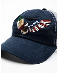 Cody James Men's Mexico & American Eagle Embroidered Ball Cap