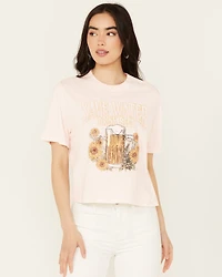 Cleo + Wolf Women's Save Water Boxy Graphic Tee