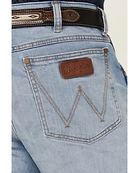 Wrangler Retro Men's Woodmere Light Wash Slim Bootcut Stretch Denim Jeans