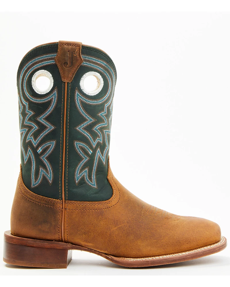 Justin Men's Frontier Western Boots - Broad Square Toe