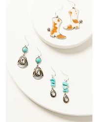 Shyanne Women's Western Earrings Set - 3 Piece