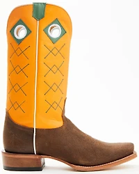 Justin Men's Billet Cowhide Leather Western Boots - Square Toe