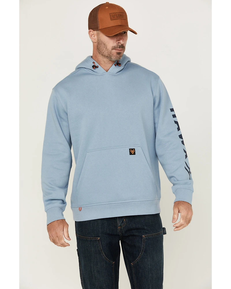 Hawx Men's Halstead Logo Sleeve Hooded Sweatshirt