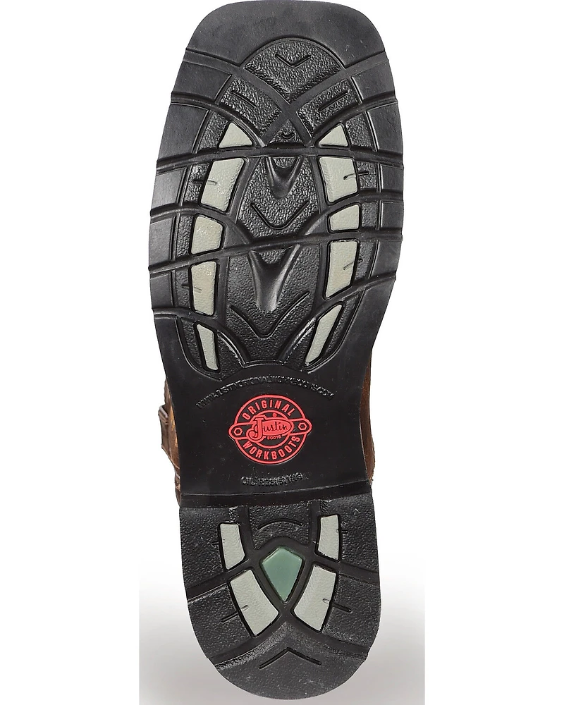 Justin Men's Stampede Handler Electrical Hazard Work Boots - Composite Toe