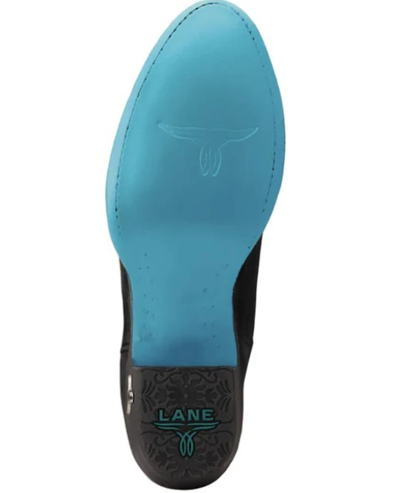 Lane Women's Plain Jane Suede Tall Western Boots - Round Toe