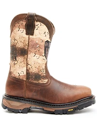 Cody James Men's 11" Camo Flag Decimator Work Boot - Composite Toe