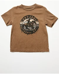 Cody James Toddler Boys' Rodeo Round Up Short Sleeve Graphic T-Shirt