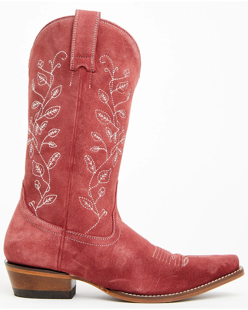 Shyanne Women's Bambi Suede Western Boots - Snip Toe