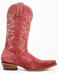 Shyanne Women's Bambi Suede Western Boots - Snip Toe