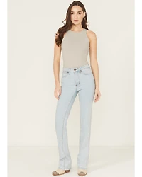 Wrangler Retro Women's Lila Light Wash High Rise Bootcut Stretch Denim Jeans