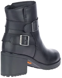 Harley Davidson Women's Lalanne Double Strap Moto Boots - Round Toe