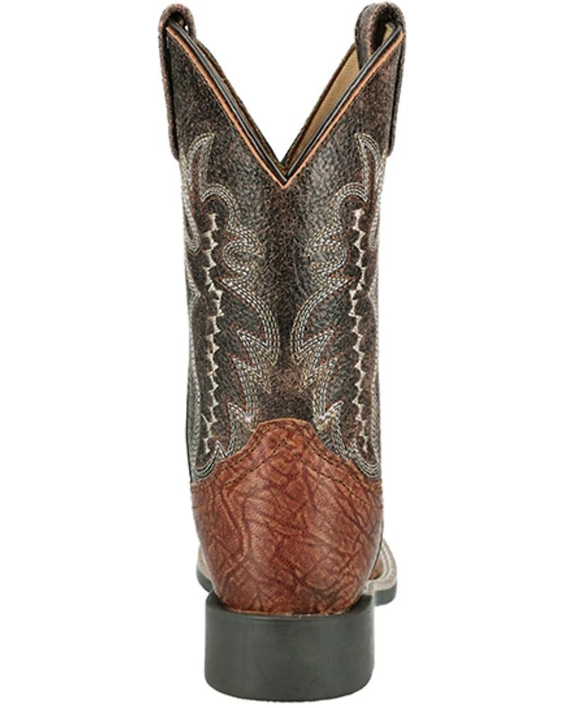 Smoky Mountain Boys' Presley Western Boots - Broad Square Toe
