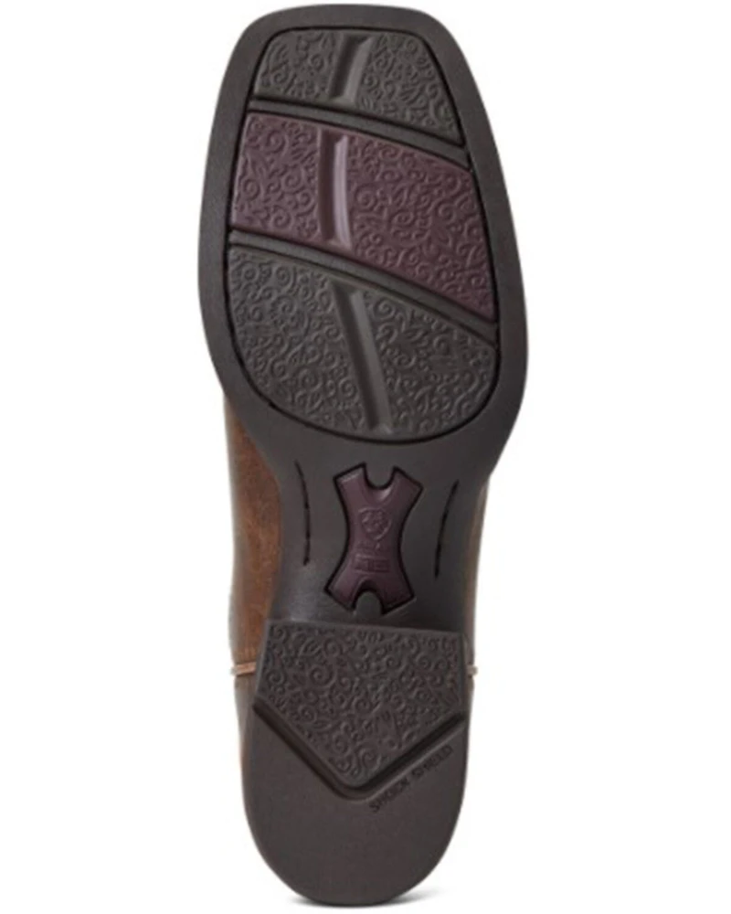 Ariat Women's Sable & Heart Throb West Bound Western Boot - Broad Square Toe