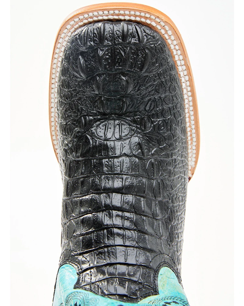 Ferrini Women's Caiman Tail Print Western Boots