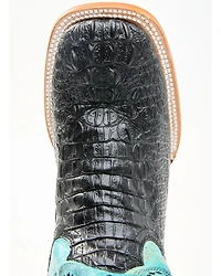 Ferrini Women's Caiman Tail Print Western Boots