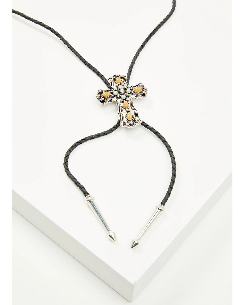 Shyanne Women's Cross Bolo Tie