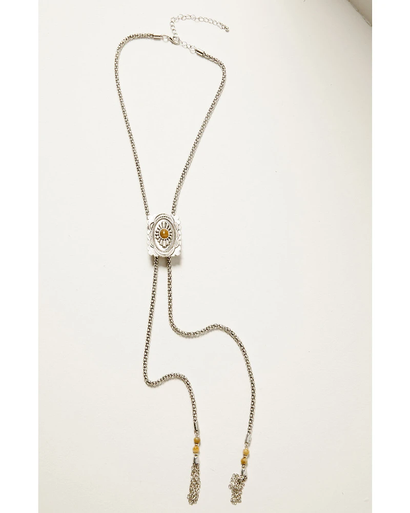 Shyanne Women's Concho Bolo Necklace