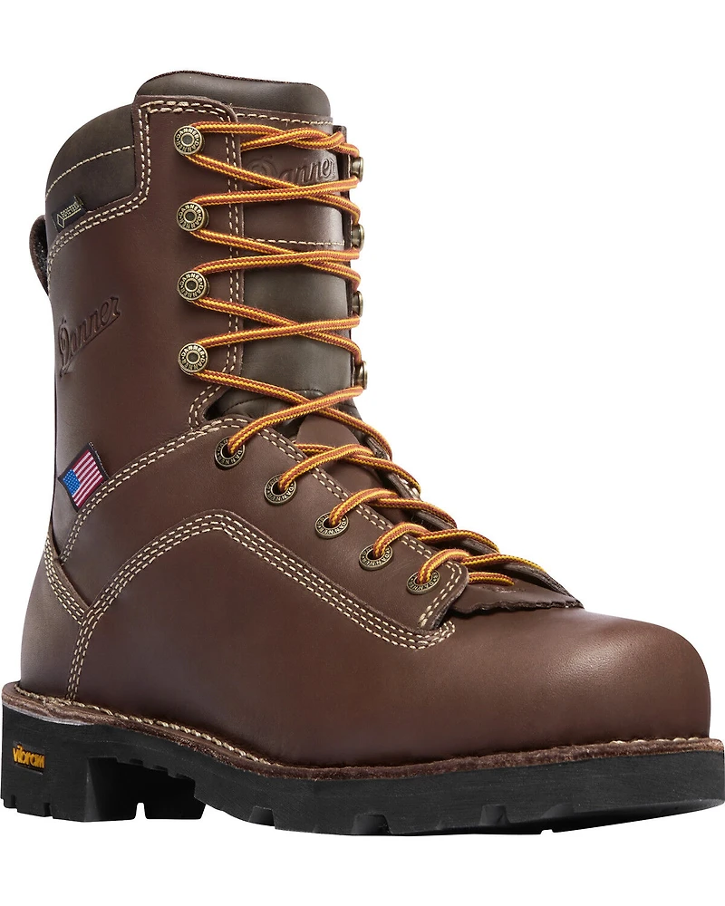 Danner Men's Quarry USA 8" Work Boots - Soft Toe