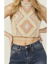 Double D Ranch Women's Gift Of The Anasazi Cropped Halter Top