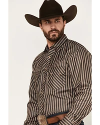 Reisistol Men's Quinton Stripe Snap Western Shirt