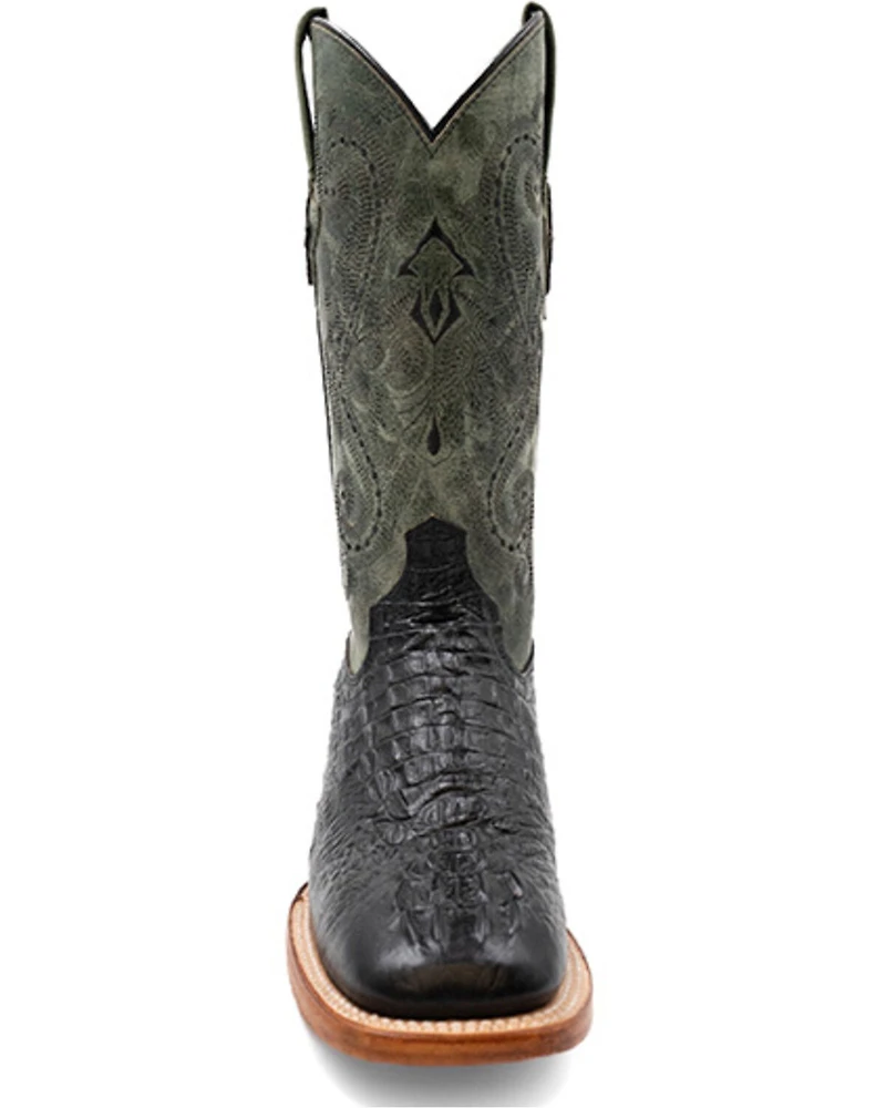 Ferrini Men's Caiman Crocodile Print Western Boots
