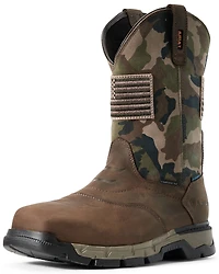 Ariat Men's Rebar Patriot Waterproof Western Work Boots - Composite Toe