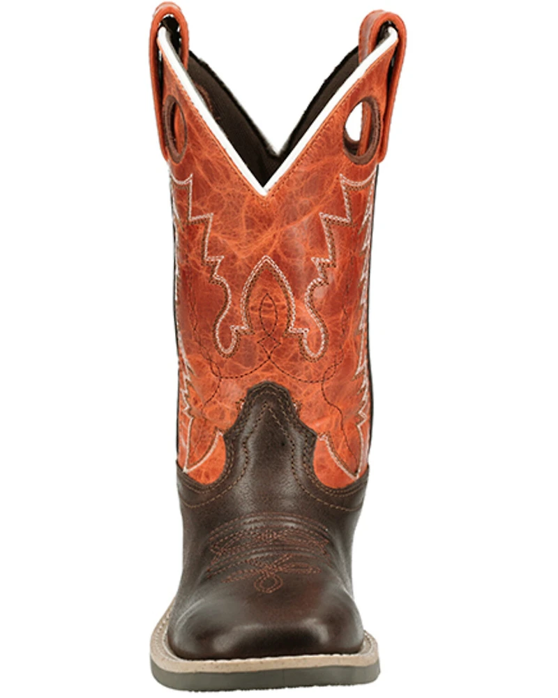 Smoky Mountain Little Boys' Dusty Western Boots - Broad Square Toe