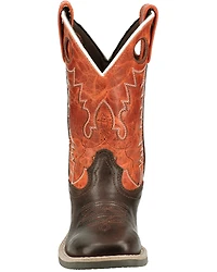 Smoky Mountain Little Boys' Dusty Western Boots - Broad Square Toe