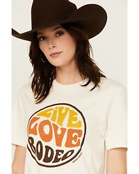 Rodeo Hippie Women's Live Love Short Sleeve Graphic Tee