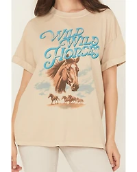 Girl Dangerous Women's Wild Horses Short Sleeve Graphic Tee