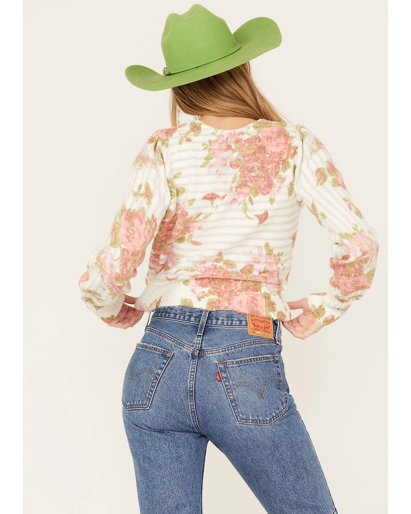 Free People Women's Bed of Roses Sweater