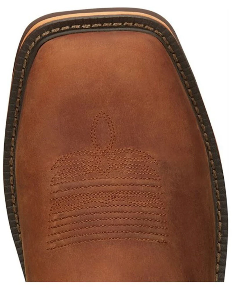 Justin Men's Resistor Waterproof Western Work Boots - Soft Toe