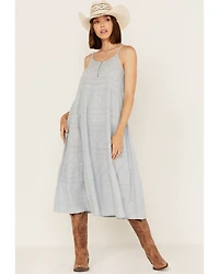 Cleo + Wolf Women's Tiered Relaxed Fit Midi Dress