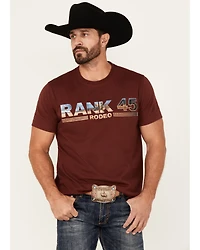 RANK 45® Men's Photoreal Logo Short Sleeve T-Shirt