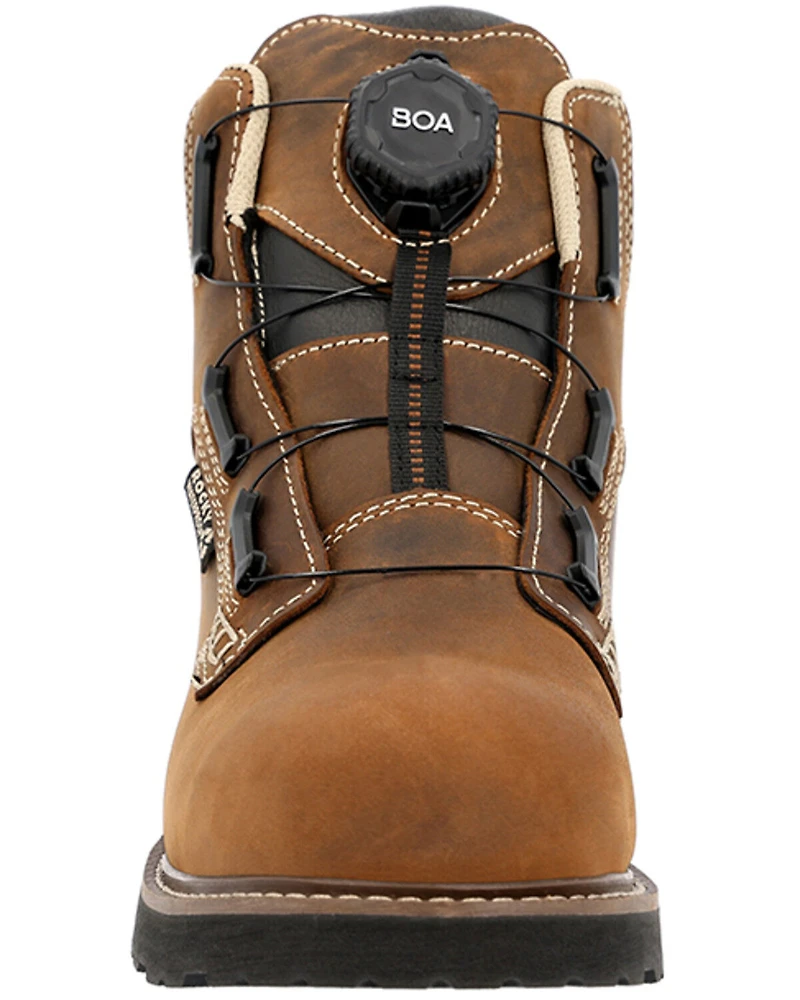 Rocky Men's 6" Grindstone XTR BOA® Work Boots - Soft Toe