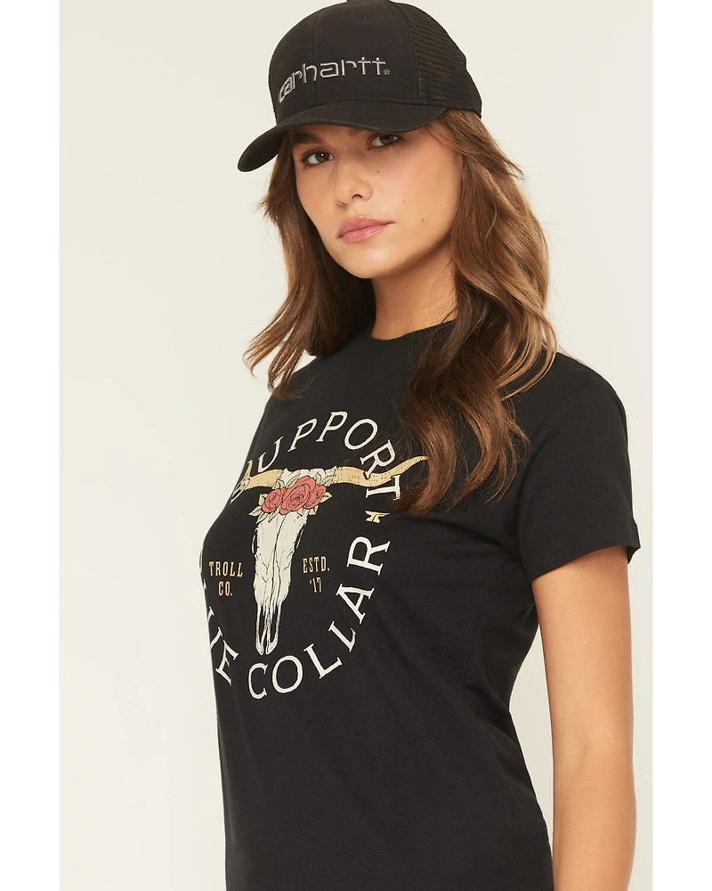 Troll Co Women's SBC Longhorn Short Sleeve Graphic Tee