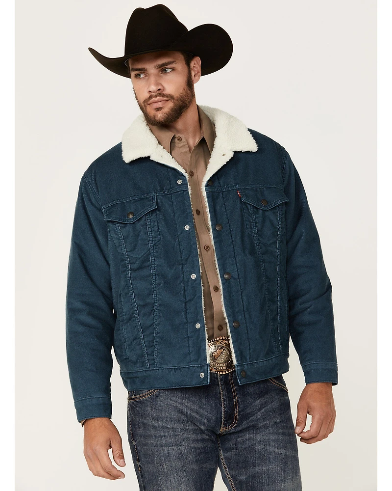 Levi's Men's Corduroy Sherpa Lined Trucker Jacket