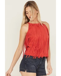 Idyllwind Women's Madie Faux Suede Fringe Tank