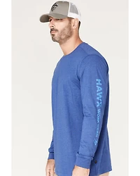 Hawx Men's Logo Graphic Long Sleeve Work T-Shirt