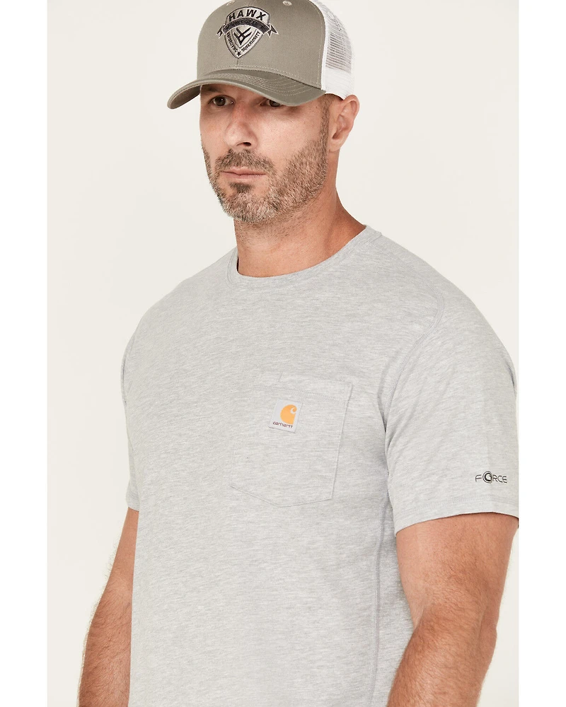 Carhartt Men's Force Relaxed Midweight Logo Pocket Work T-Shirt